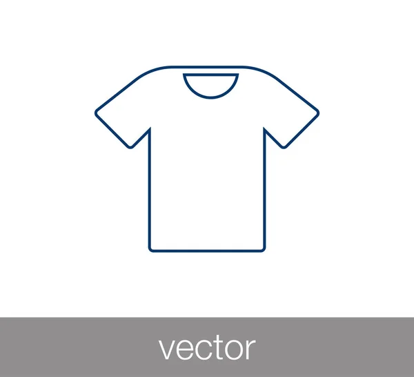 T-shirt icône simple — Image vectorielle