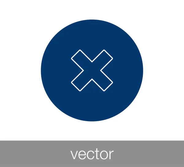 Close sign icon. — Stock Vector