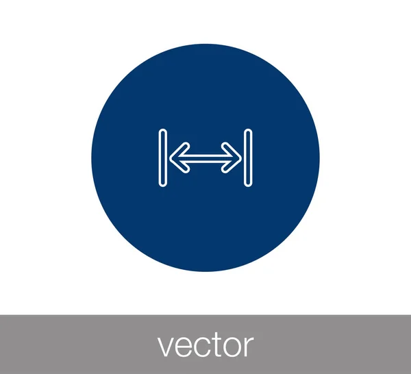 Werkzeug-Symbol skalieren — Stockvektor