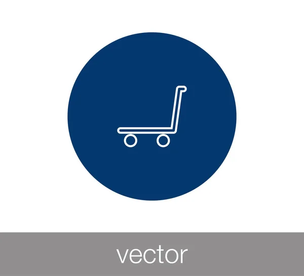 Shopping cart icon — Stock Vector