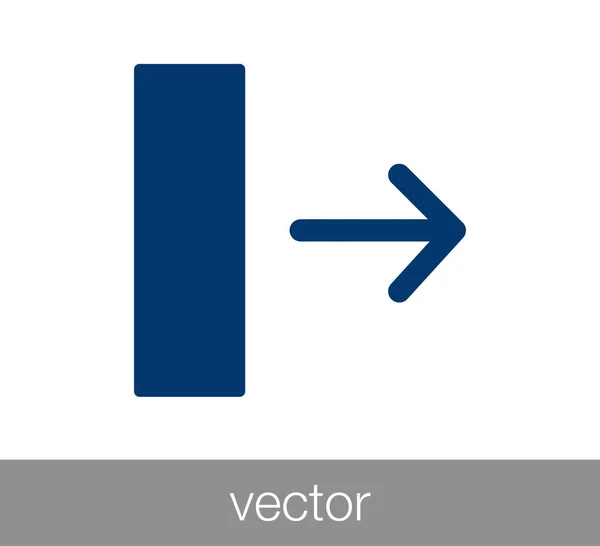 Próximo ícone de símbolo . — Vetor de Stock