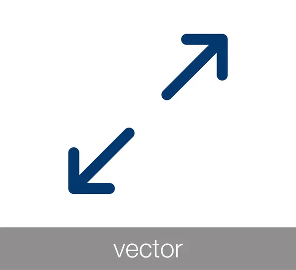 Ícone de ferramenta de escala — Vetor de Stock