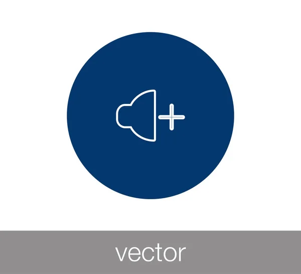 Increase volume icon. — Stock Vector