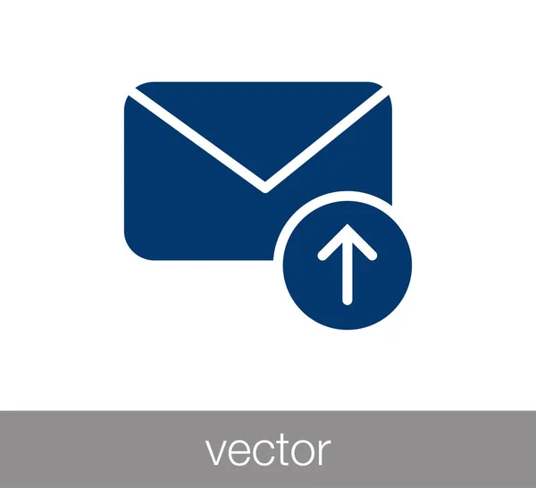 E-Mail einfaches Symbol — Stockvektor