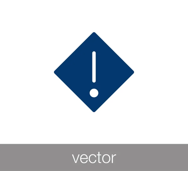 Aufmerksamkeitszeichen-Symbol — Stockvektor