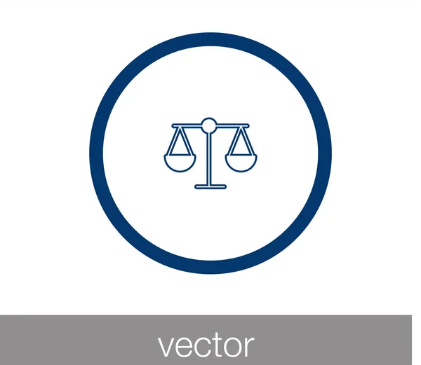 Skála szimbólum ikon — Stock Vector