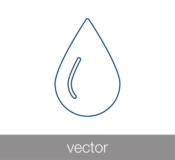 Icono gota de sangre — Vector de stock