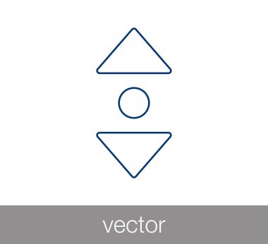 Kaydırma web simgesi.