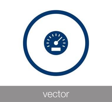 hız göstergesi basit simgesi