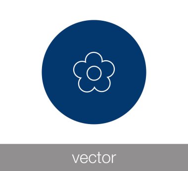 Çiçek web simgesi.