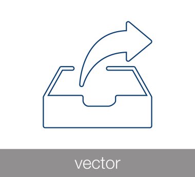 basit e-posta simgesi