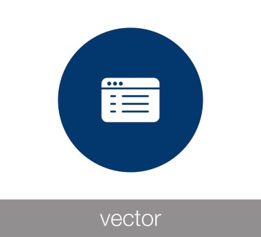 Pencere veya programlama simgesi