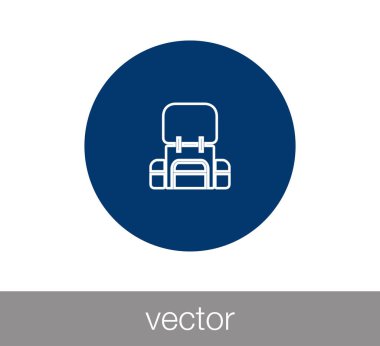 Sırt çantası satır simgesi