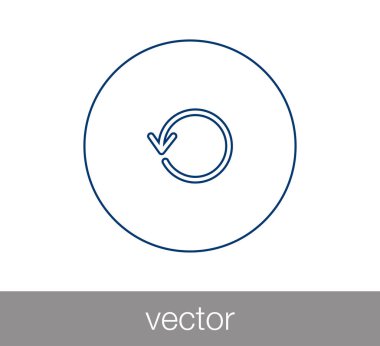 Yeniden yükle sembol simge.