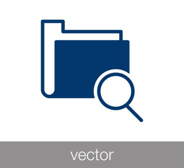 arama klasörü illüstrasyon