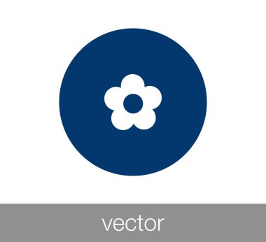 Çiçek web simgesi.