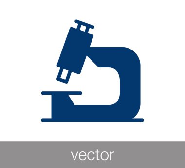 Mikroskop Düz Simgesi