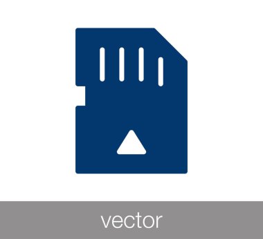 hafıza kartı simgesine.