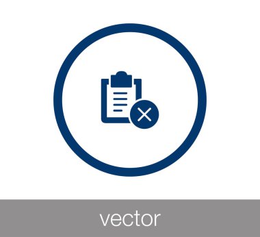 basit denetim listesi simgesi.