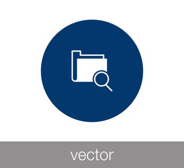 arama klasörü illüstrasyon