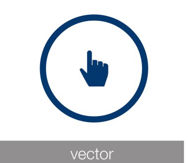 değmek jest simgesi. 