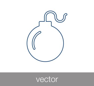 yuvarlak bomba simgesi