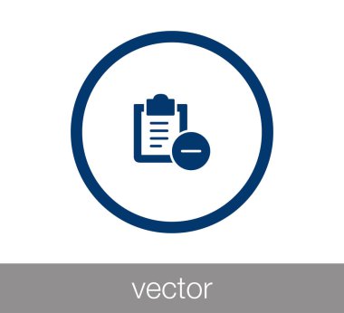 basit denetim listesi simgesi.