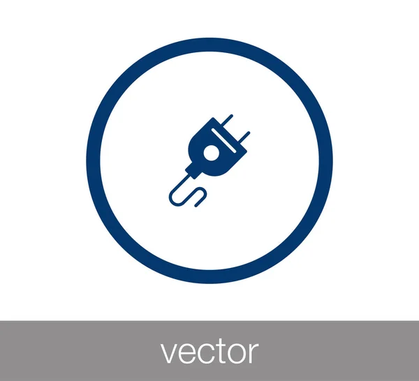 Steek de platte pictogram — Stockvector