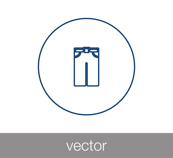 Pantalones icono simple — Vector de stock