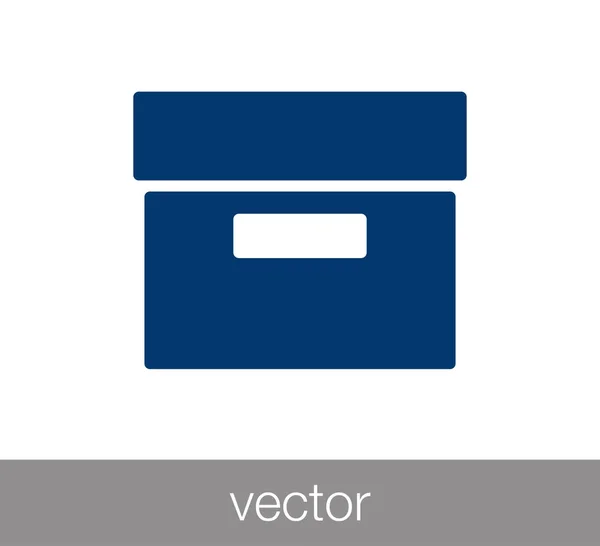 Archivbox-Symbol — Stockvektor