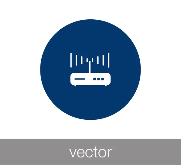 Wi-fi router icon — Stock Vector