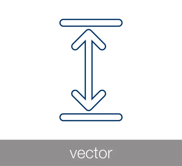 Ícone de ferramenta de escala — Vetor de Stock