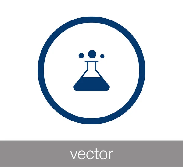 Ícone de garrafa química — Vetor de Stock