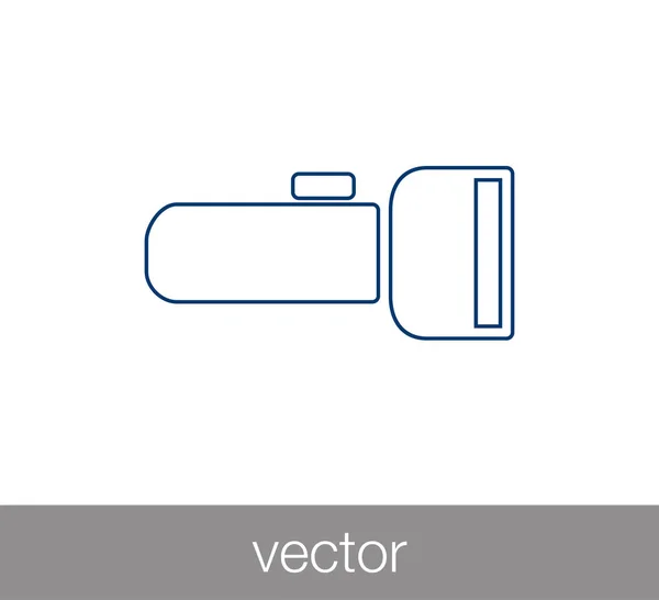 Fáklya ikon illusztráció. — Stock Vector