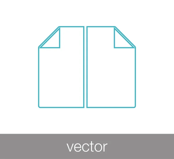 Design of file icon — Stock Vector