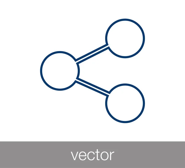 Social network  icon. — Stock Vector