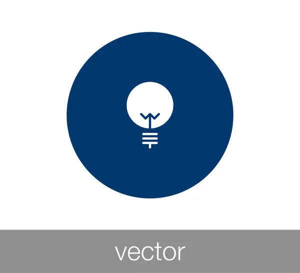 Obrázek ikony lampa — Stockový vektor