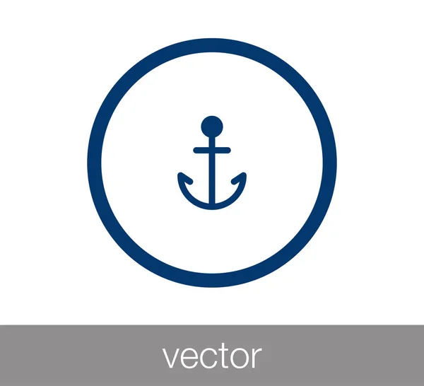 Anchor icon illustration — Stock Vector