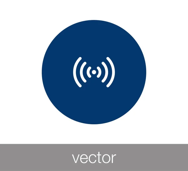 Піктограма Wi-Fi. Піктограма бездротового зв'язку . — стоковий вектор