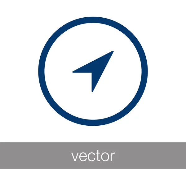 Navigationspfeil-Symbol — Stockvektor
