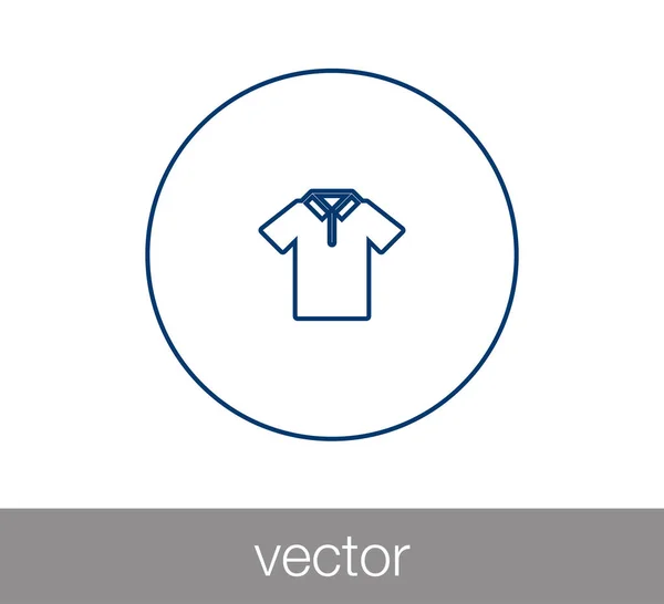 T-shirt ícone simples — Vetor de Stock