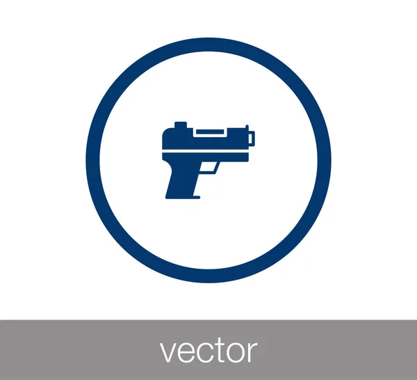 Pistol line icon — Stock Vector