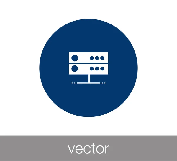 Data center icon — Stock Vector