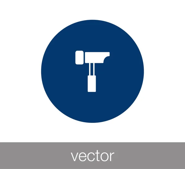 Hammer web icon. — Stock Vector