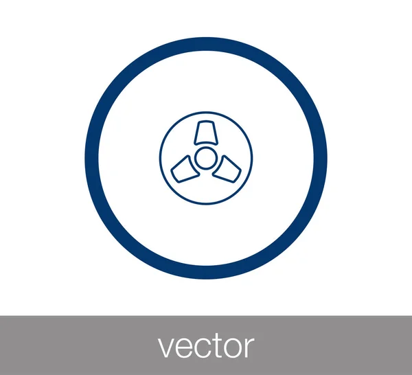 Gevaarlijke web pictogram — Stockvector