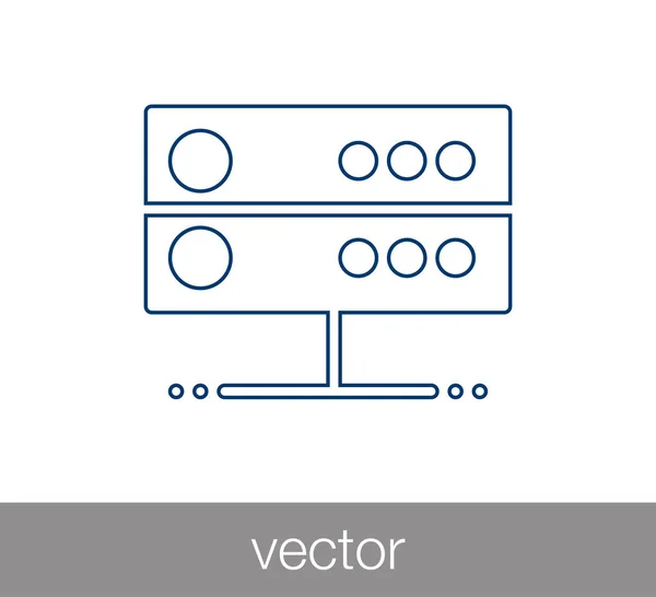 Icono del centro de datos — Vector de stock