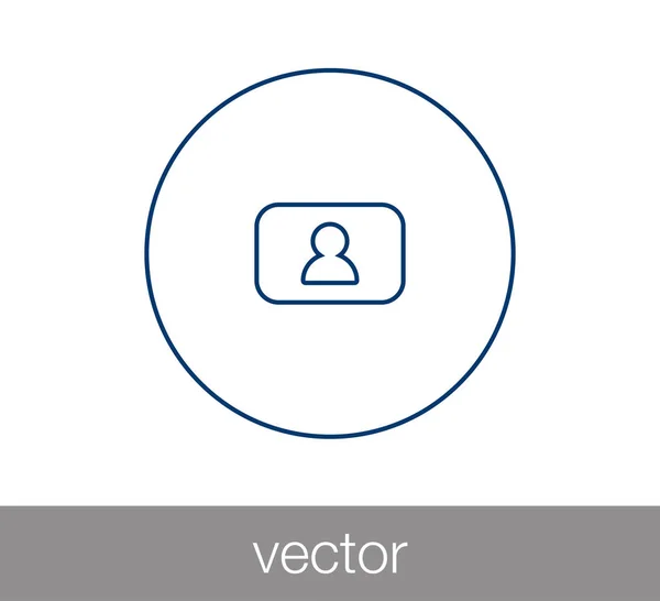 Plochá ikonu obrázku — Stockový vektor