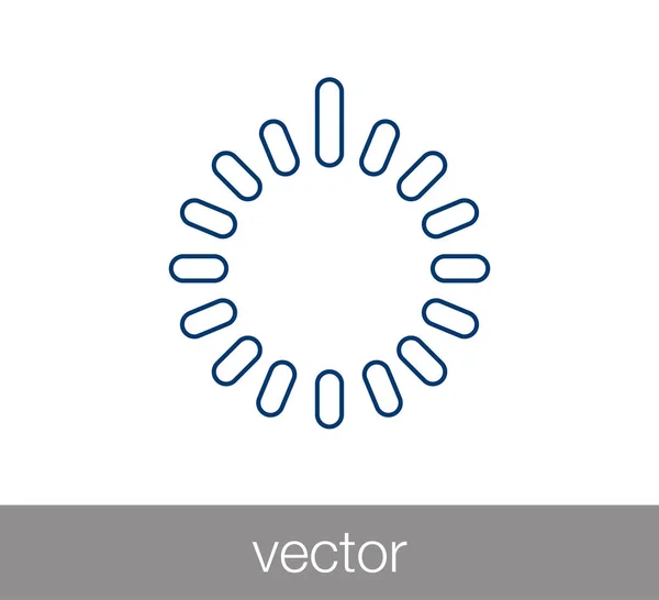 Icono del cargador web . — Vector de stock