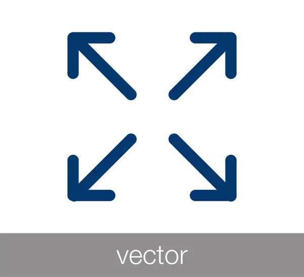 Symbol verschieben. — Stockvektor