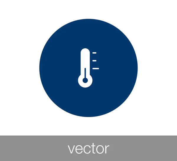 Tervezési hőmérséklet ikon — Stock Vector